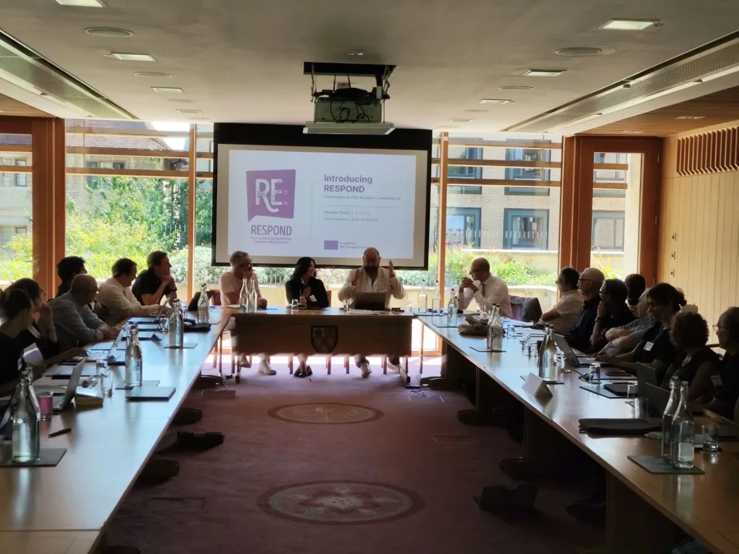 RESPOND presented in Oxford in the roundtable “International Political Science Association Research Committee on Political Finance and Political Corruption”